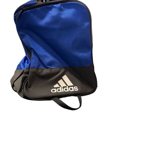 Adidas Defender IV Medium Duffle Bag Team Royal Blue White Black NWT - Picture 12 of 13